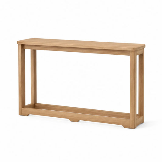 Konsolentisch Holz Eiche 120x30x80 cm