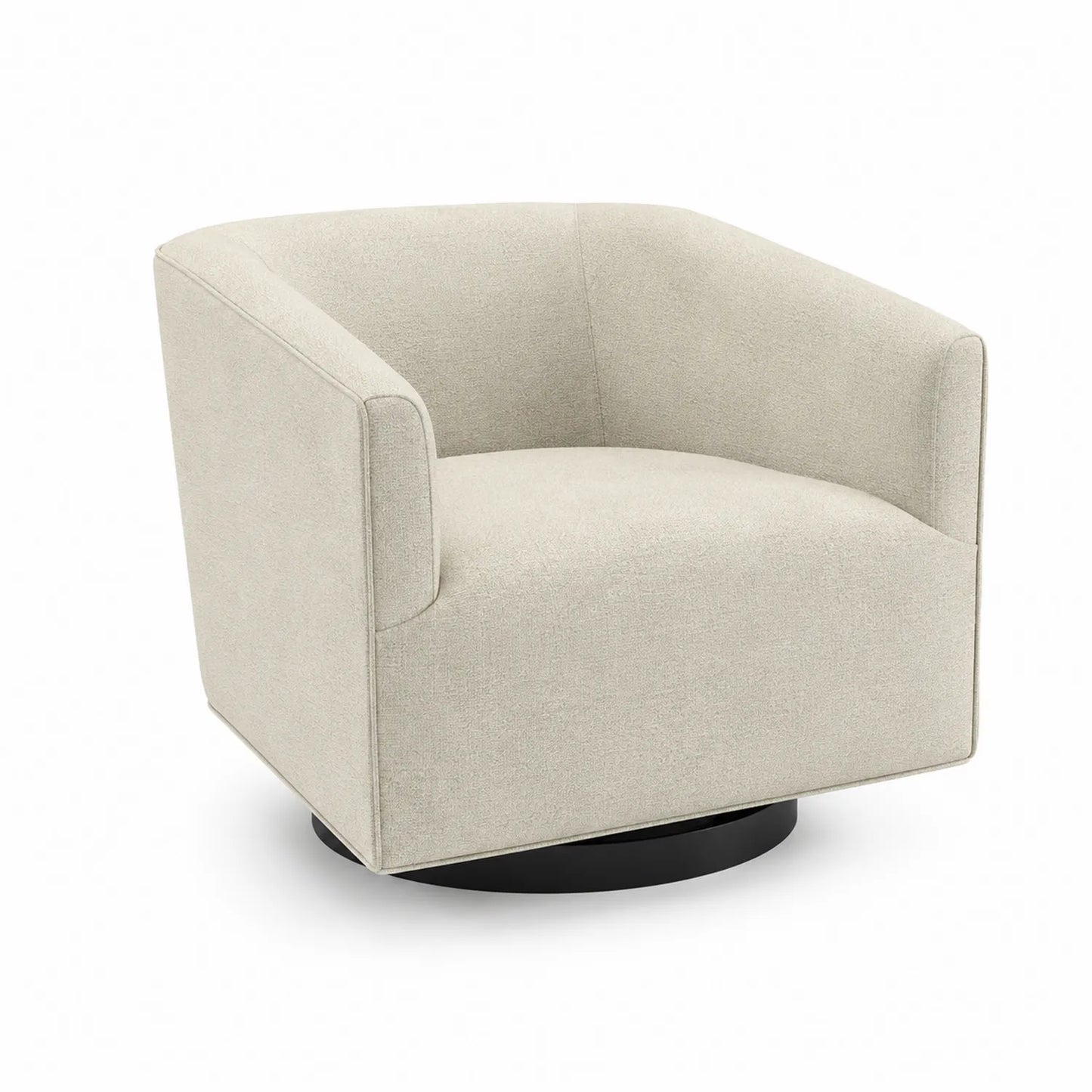 Drehbarer Sessel Stoff Beige